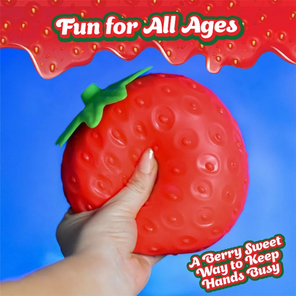 Squeeeze Strawberry Squishy Toy (3+)