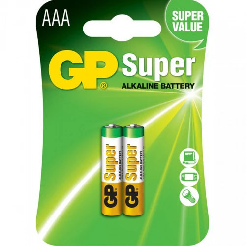 بطارية GP سوبر قلوية حجم AAA عدد 2