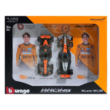 Bburago F1 McLaren MCL39 Oscar Piastri #81 2-Car Set 1:43