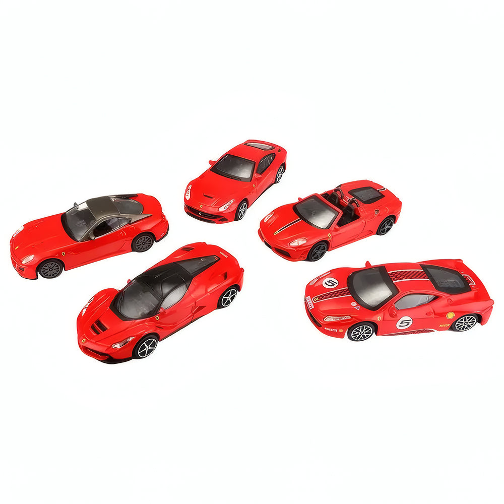 Bburago Ferrari Race & Play 5-Car Set 1:43
