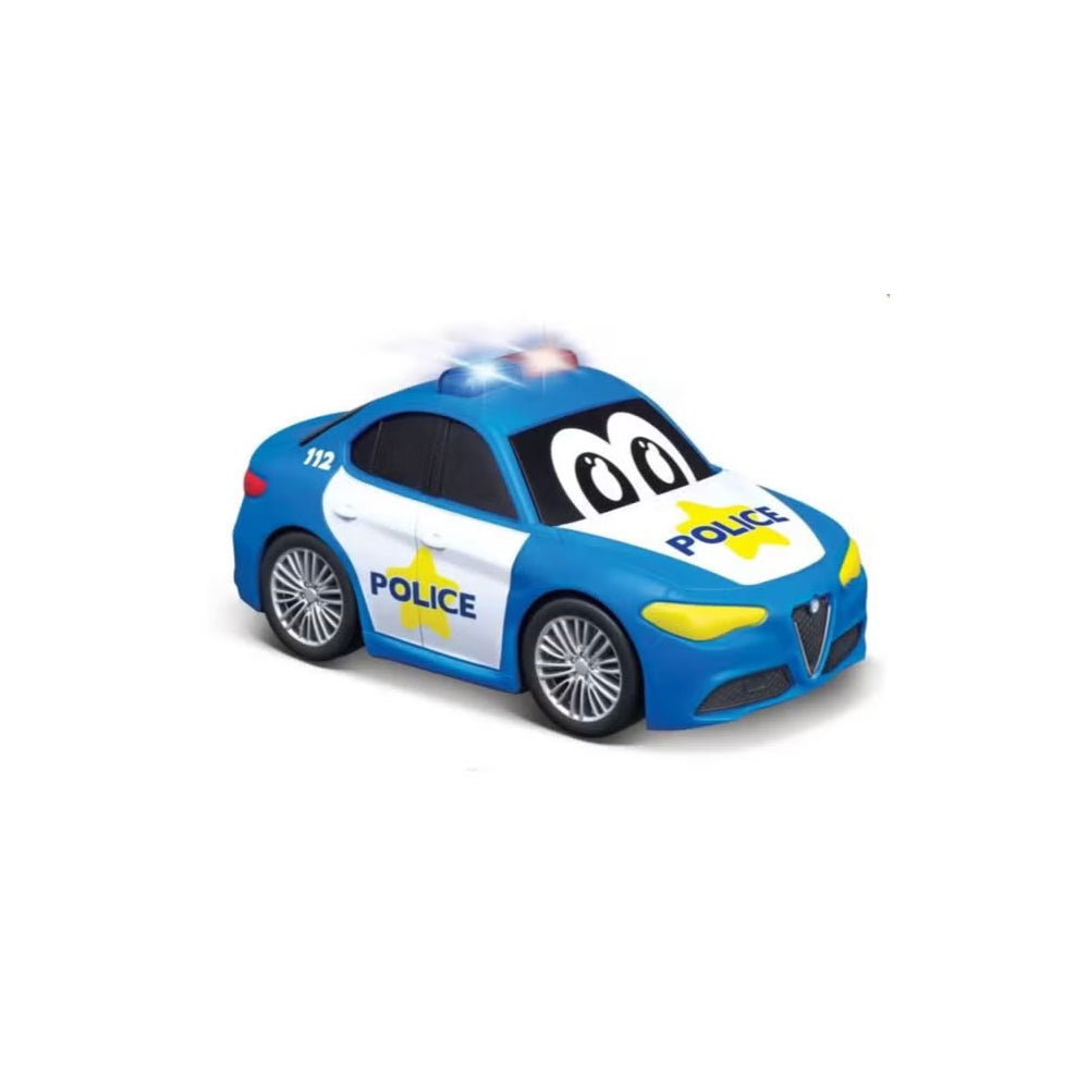 BB Junior Alfa Romeo Giulia Police Car with Lights & Sounds