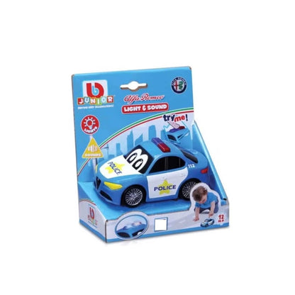 BB Junior Alfa Romeo Giulia Police Car with Lights & Sounds