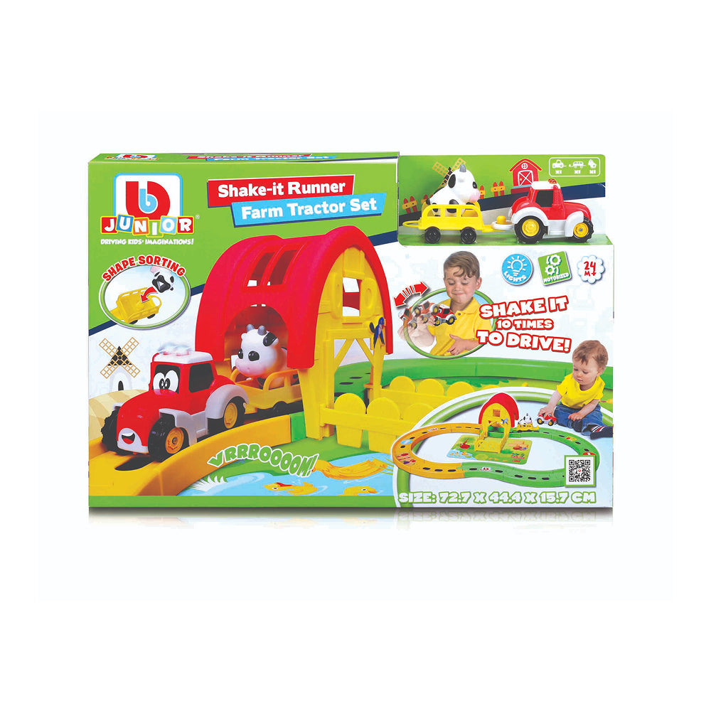 BB Junior Shake-It Runner Farm Tractor Set