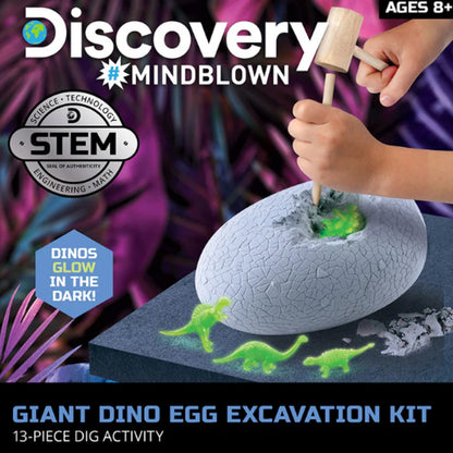 Discovery Mindblown Dinosaur Excavation Jumbo Egg 13-Piece Set