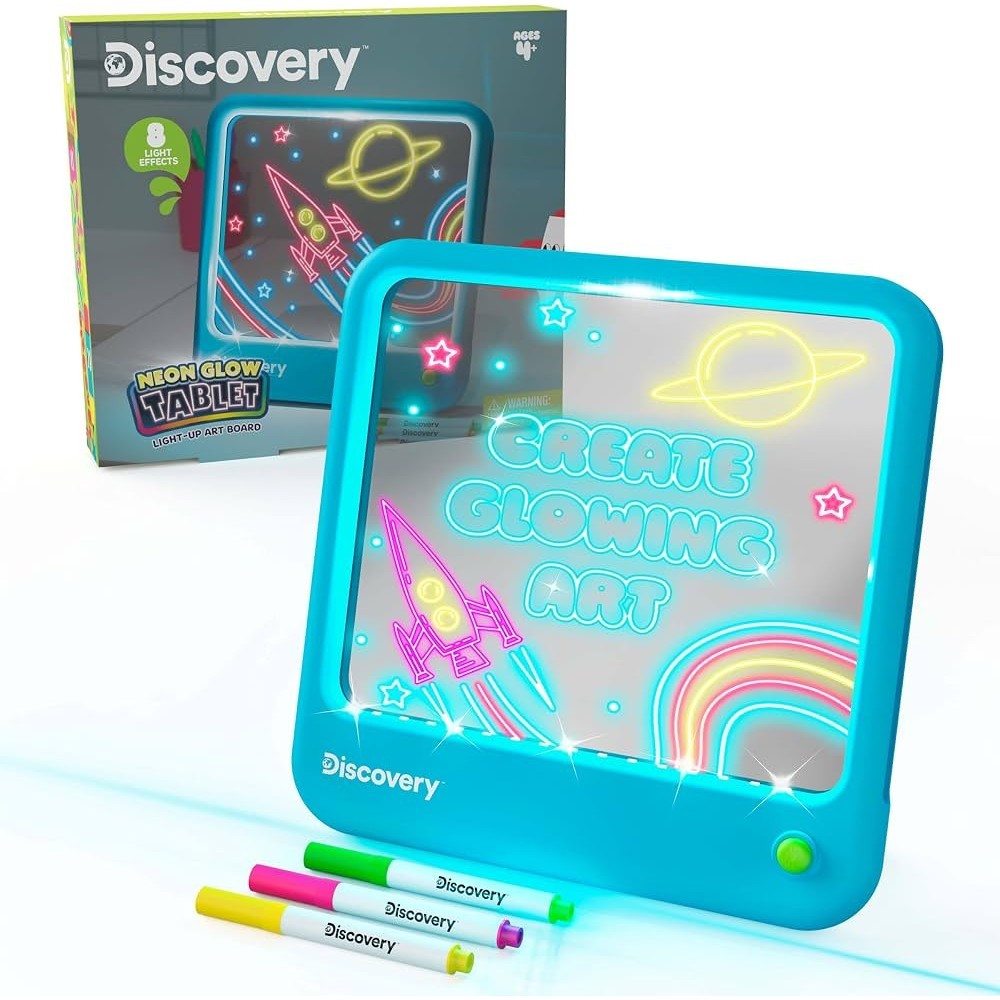 Discovery Neon Glow Tablet Light-Up Art Board (4+ Years)