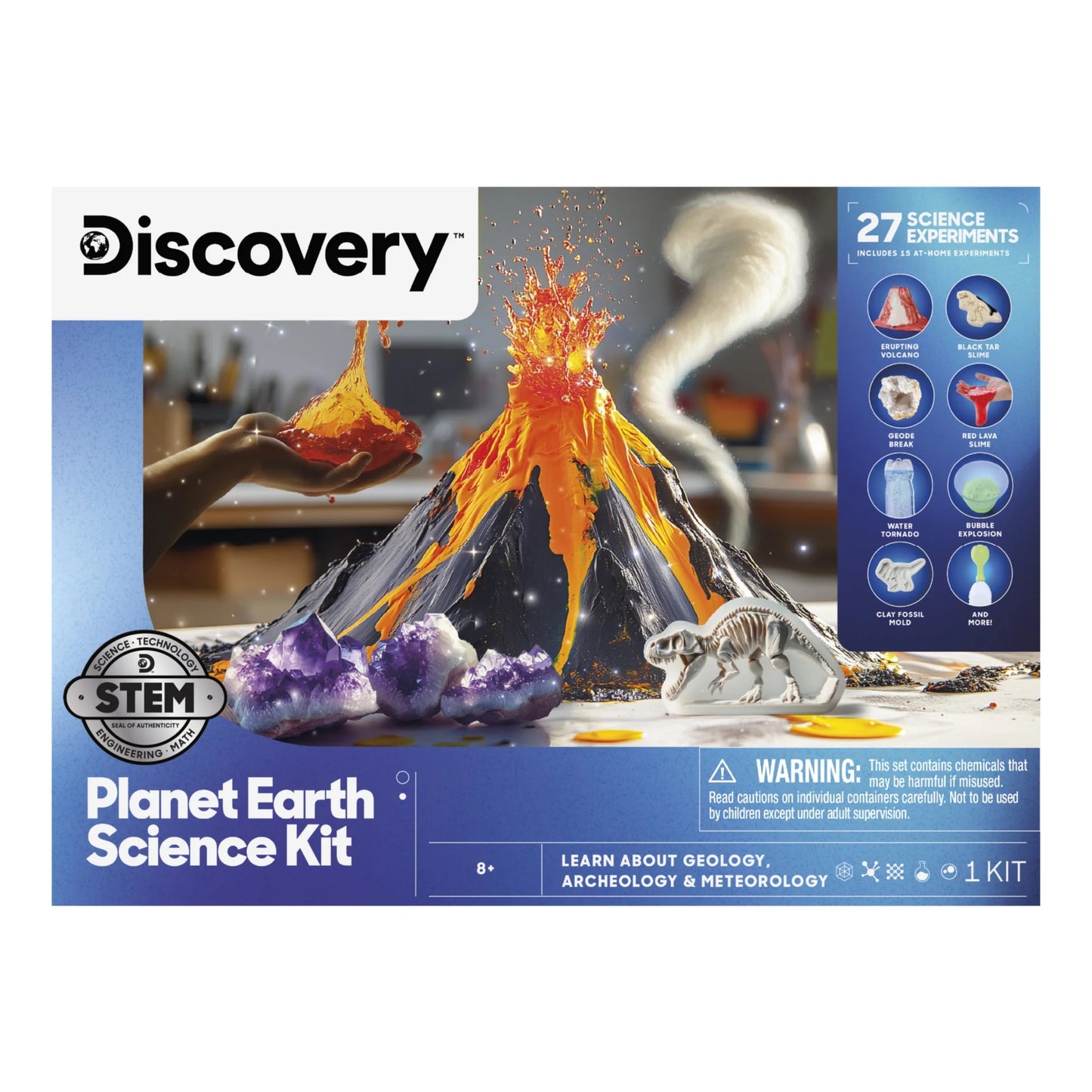 Discovery Mindblown Earth Science Kit 25-Piece STEM Set