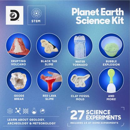 Discovery Mindblown Earth Science Kit 25-Piece STEM Set