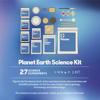 Discovery Mindblown Earth Science Kit 25-Piece STEM Set