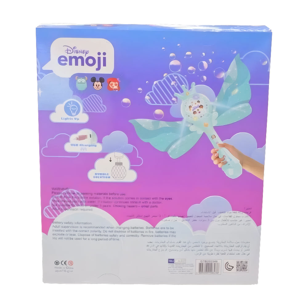 Disney Emoji Princess Battery-Operated Bubble Wand
