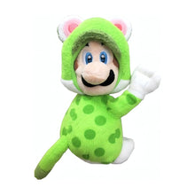 Super Mario Cat Luigi 17cm Plush Toy (7+ Years)