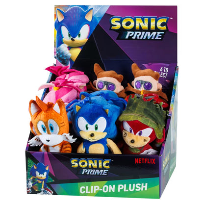 Sonic clip on plush
