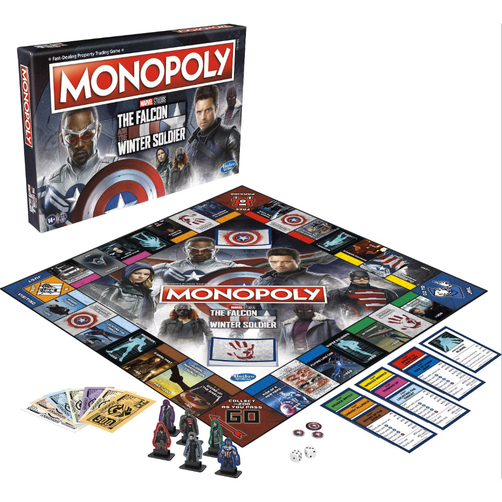 Monopoly Marvel The Falcon and the Winter Soldier Edition