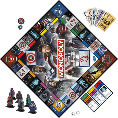 Monopoly Marvel The Falcon and the Winter Soldier Edition