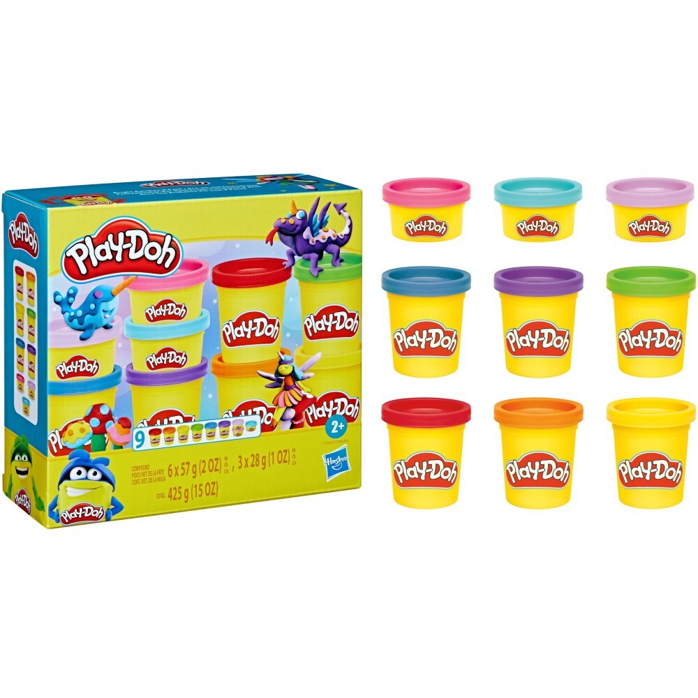 Play-Doh Colorful Compound 9-Pack – Assorted