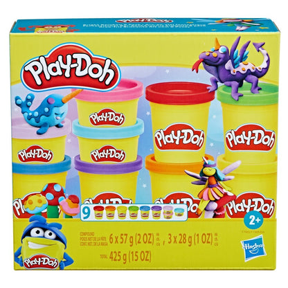 Play-Doh Colorful Compound 9-Pack – Assorted