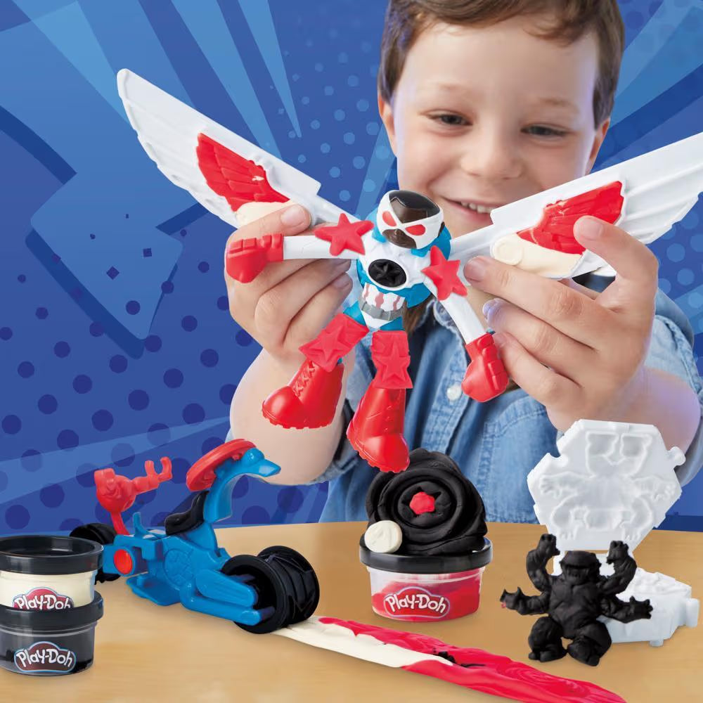 Play-Doh Captain America Moto-Slicer Playset