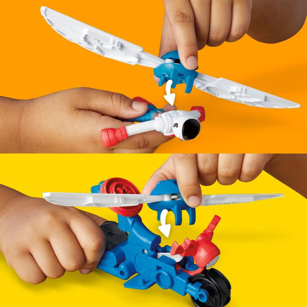 Play-Doh Captain America Moto-Slicer Playset