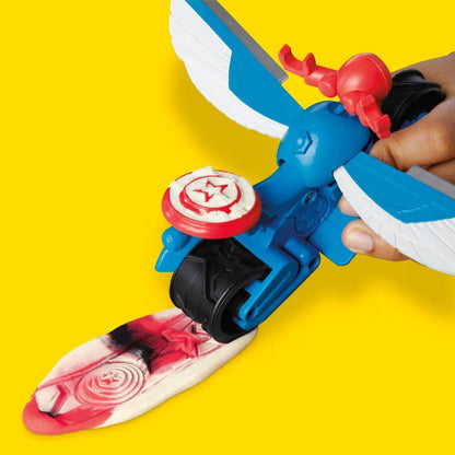 Play-Doh Captain America Moto-Slicer Playset