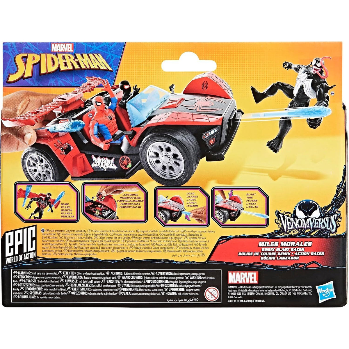 Marvel Spider-Man VenomVersus Miles Remix Blast Racer