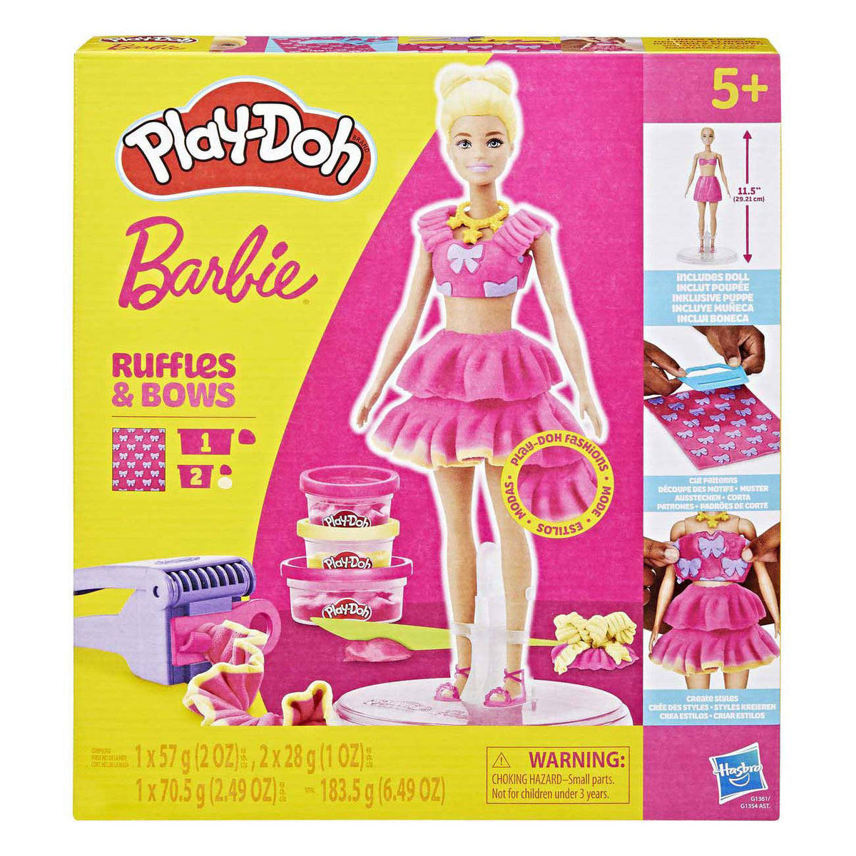 Play-Doh Barbie Ruffles & Bows Fashion Playset