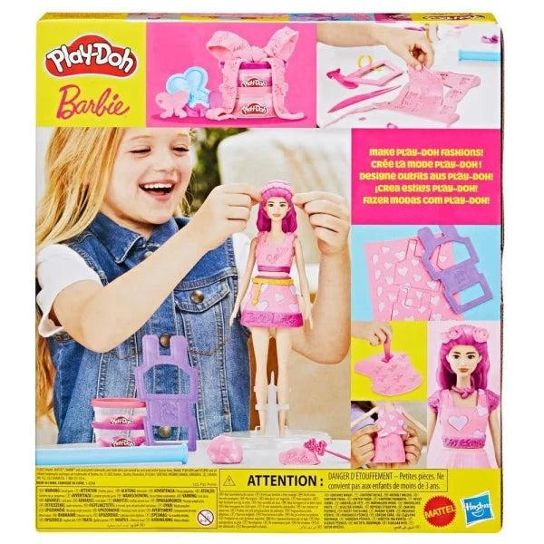 Play-Doh Barbie Hearts & Hair Fashion Playset