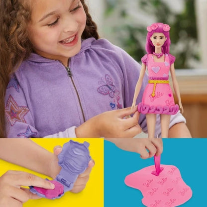 Play-Doh Barbie Hearts & Hair Fashion Playset