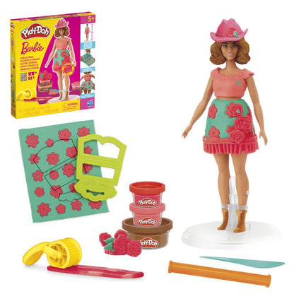Play-Doh Barbie Florals & Fringe Fashion Playset