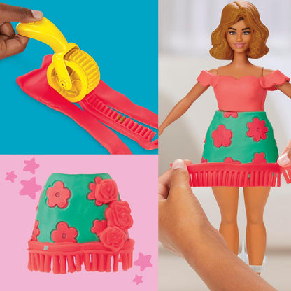 Play-Doh Barbie Florals & Fringe Fashion Playset