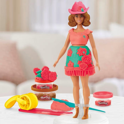 Play-Doh Barbie Florals & Fringe Fashion Playset
