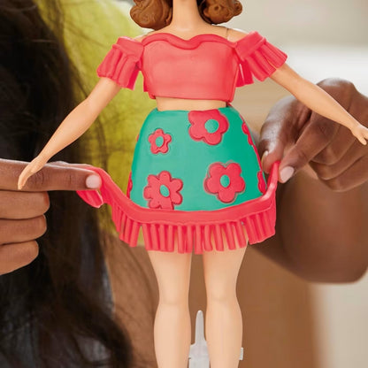 Play-Doh Barbie Florals & Fringe Fashion Playset