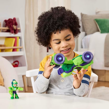 Marvel Iron Man and His Awesome Friends Iron Hulk 2-in-1 Mech Suit & Vehicle
