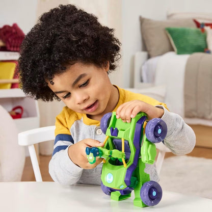 Marvel Iron Man and His Awesome Friends Iron Hulk 2-in-1 Mech Suit & Vehicle