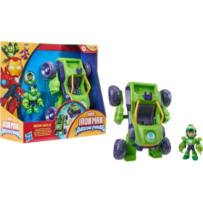 Marvel Iron Man and His Awesome Friends Iron Hulk 2-in-1 Mech Suit & Vehicle