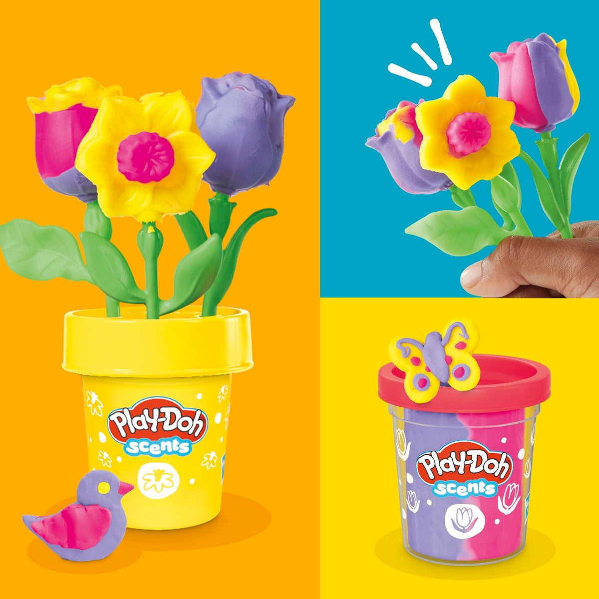 Play-Doh Sunflower & Daisies Flower Playset