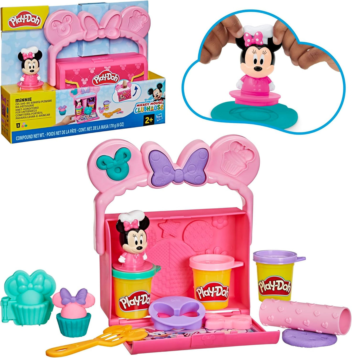 Play-Doh Disney Jr. On-the-Go Bakery Playset