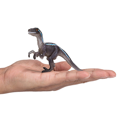 MOJO Velociraptor Crouching Dinosaur Figure Hand Painted Toy