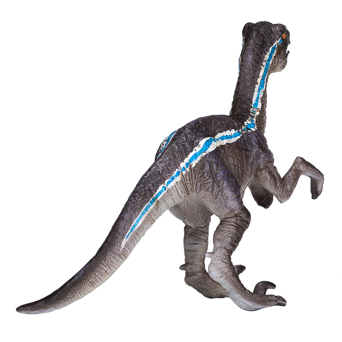 MOJO Velociraptor Crouching Dinosaur Figure Hand Painted Toy