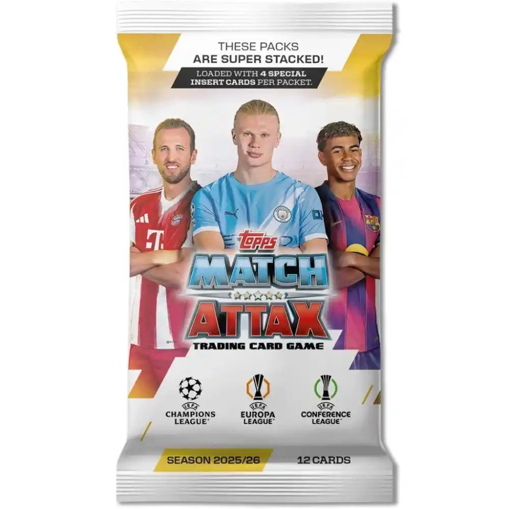 Topps Match Attax UEFA Club Competitions 2025/26 Single Pack