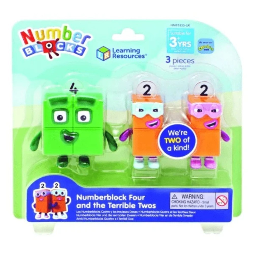 Numberblocks Four and the Terrible Twos Figure Set