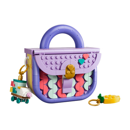 LEGO Creator 3-in-1 Art Fashion Bag with Storage 31391 with colourful tiles and interchangeable keyrings

