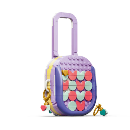 LEGO Creator 3-in-1 Art Fashion Bag with Storage 31391 with colourful tiles and interchangeable keyrings
