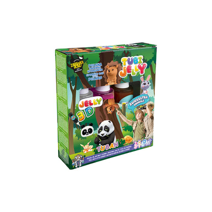 Tuban Tubi Jelly Animals 3-Colour Creative Set