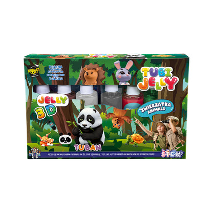 Tuban Tubi Jelly Animals 6-Colour Creative Set