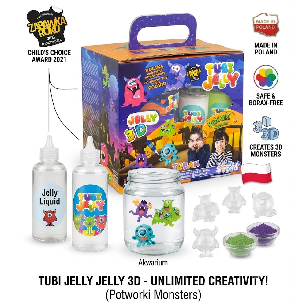 Tuban Tubi Jelly Monsters 6-Colour Creative Set
