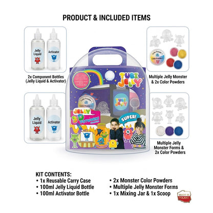 Tuban Tubi Jelly Monsters 6-Colour Creative Set