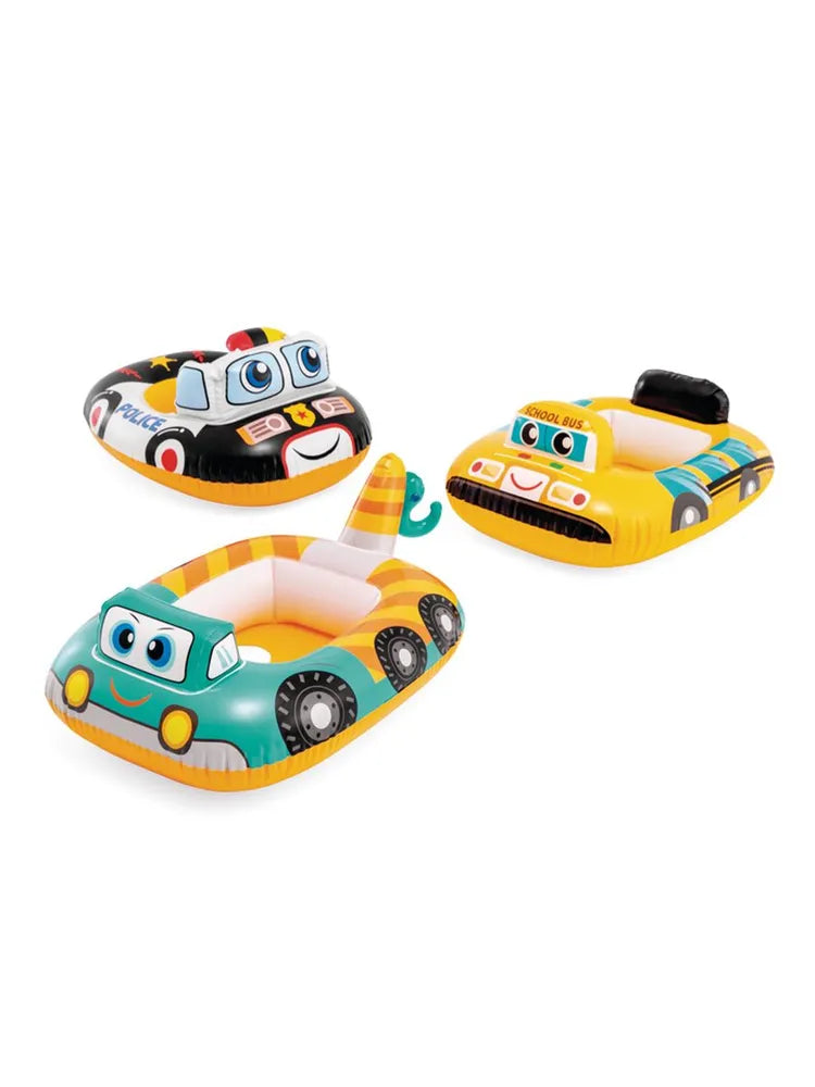 Intex Kiddie Floats Car Inflatable Baby Swim Ring Ride-On Float