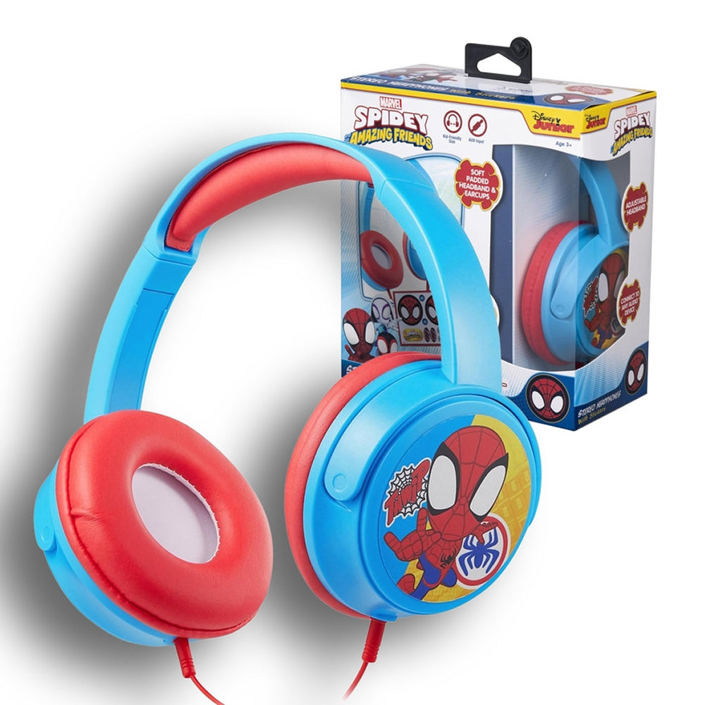Spidey and His Amazing Friends AUX Headphones with Stickers