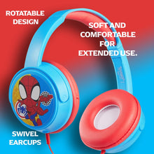 Spidey and His Amazing Friends AUX Headphones with Stickers