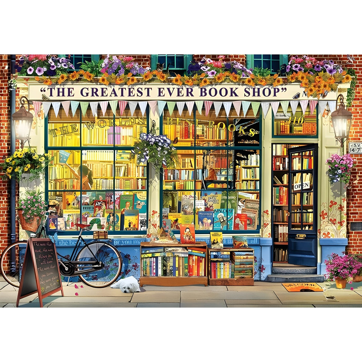 Puzzle 1000 The Greatest Bookstore In The World