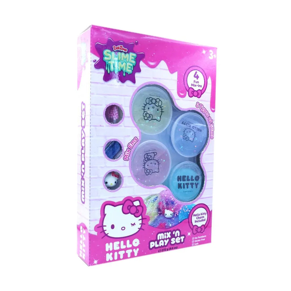 Doh Time Slime Time Hello Kitty Mix 'N Play Slime Set (3+ Years)
